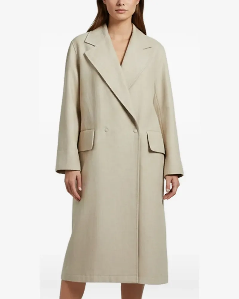 Max Mara Mescal double-breasted coat - Nude Nude