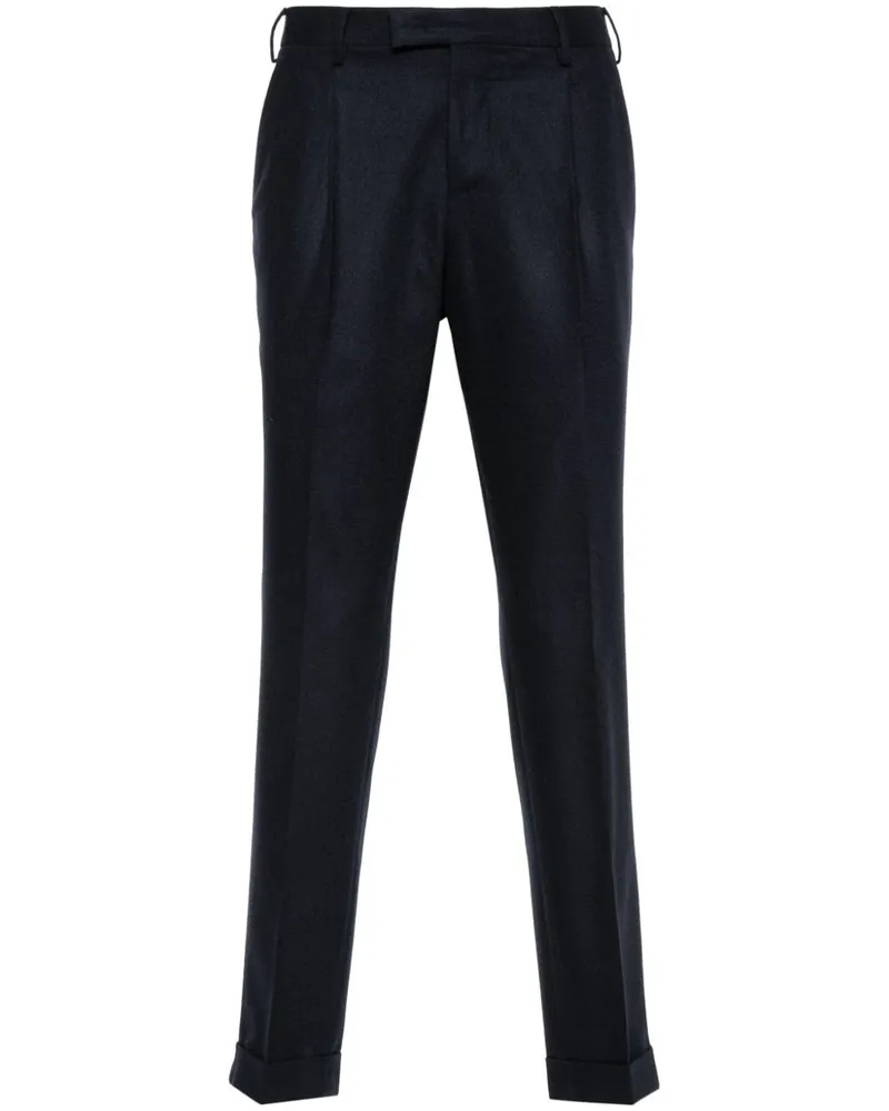 PT TORINO Halbhohe Tapered-Hose - Blau Blau