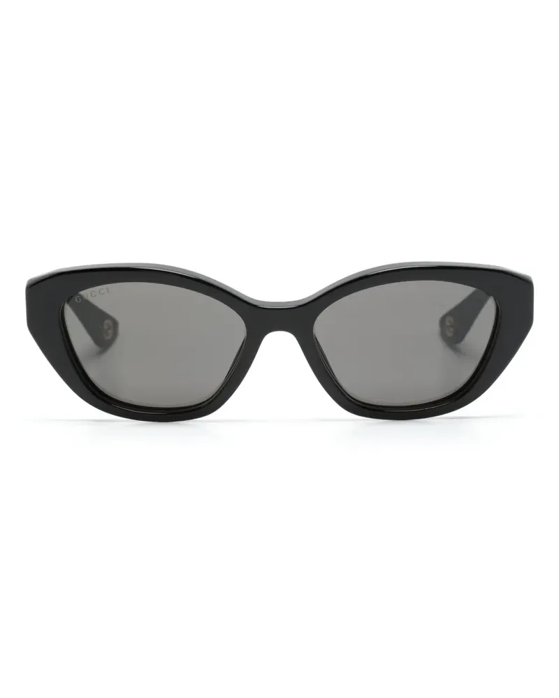 Gucci GG1638S Cat-Eye-Sonnenbrille - Schwarz Schwarz