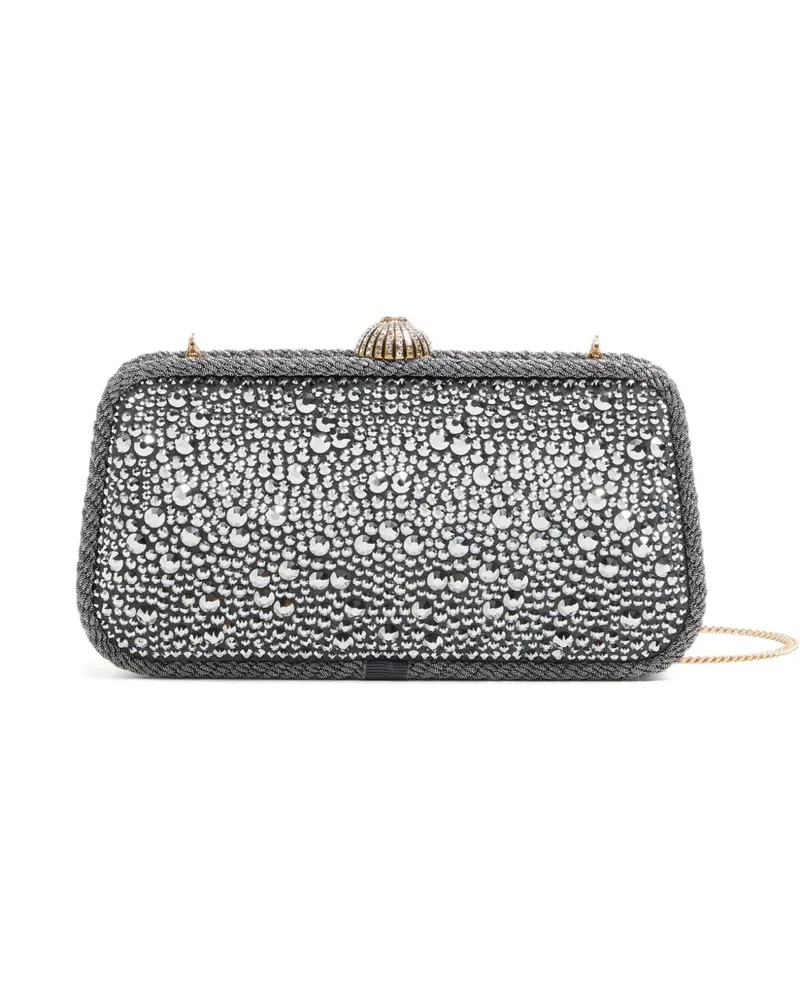 Valentino Garavani Carry Secrets rhinestone-embellished clutch - Silber Silber