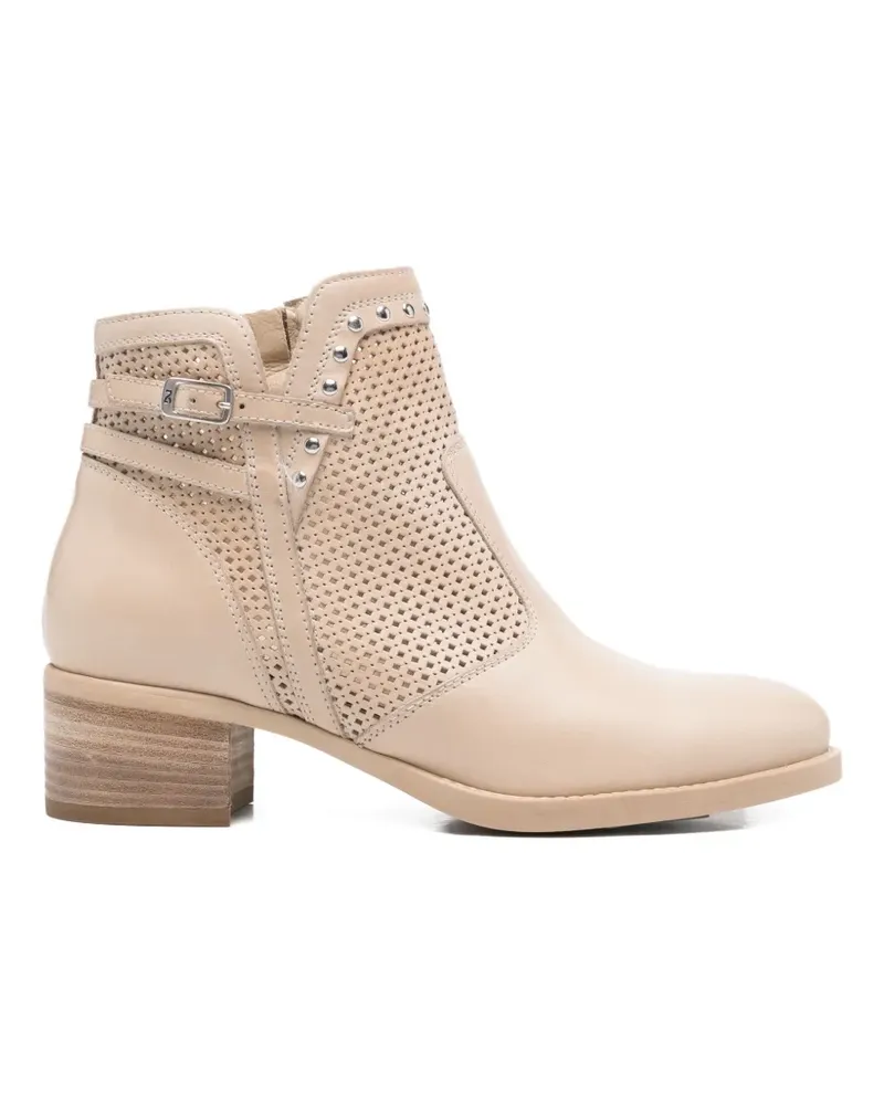 Nero Gardini Schnallenstiefel mit Nieten - Nude Nude