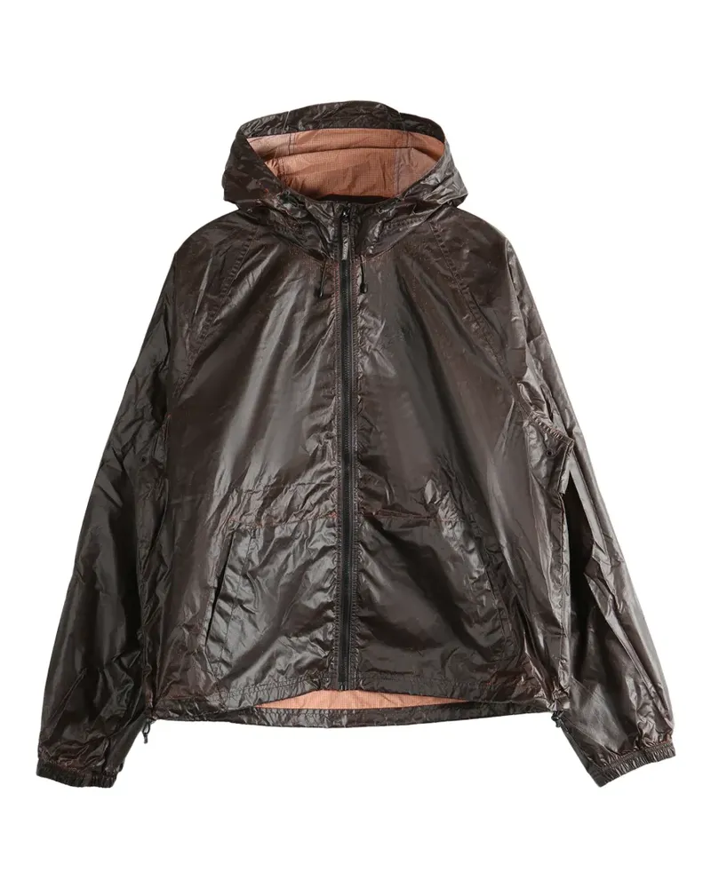 Stüssy hooded zip jacket - Braun Braun