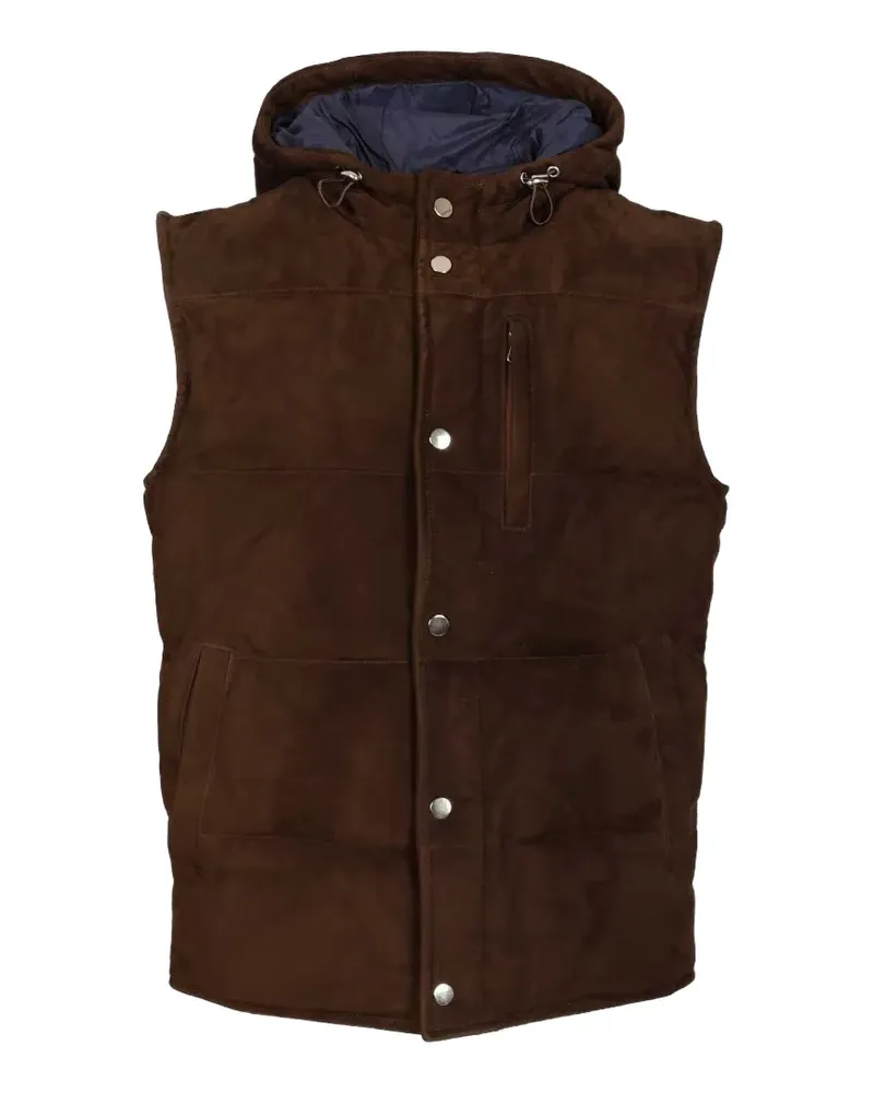 Al Duca D’Aosta 1902 padded-design gilet - Braun Braun