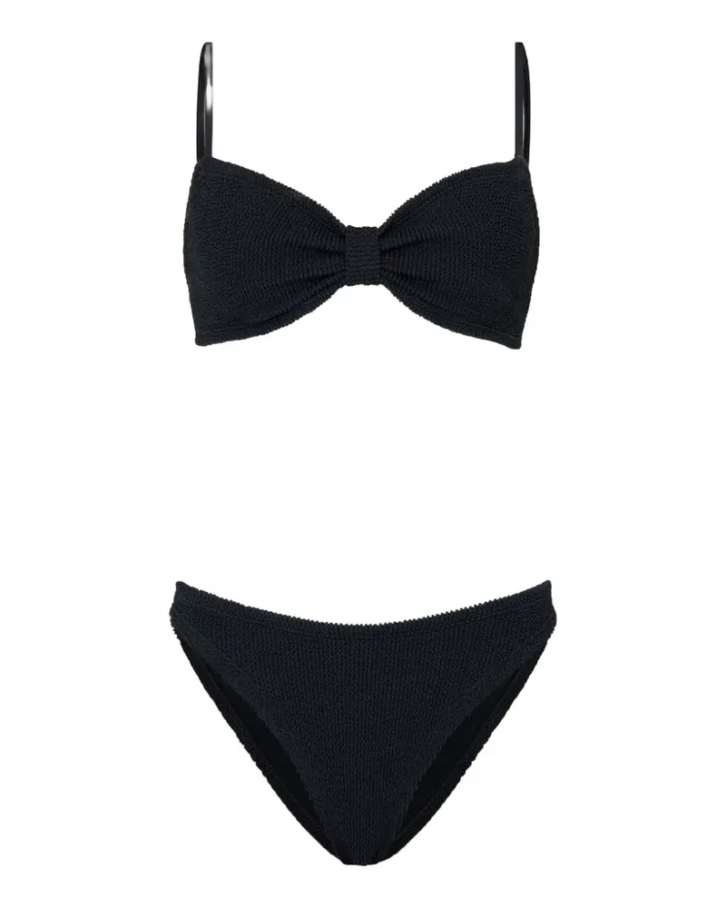 Hunza G Alicia spaghetti straps bikini - Schwarz Schwarz