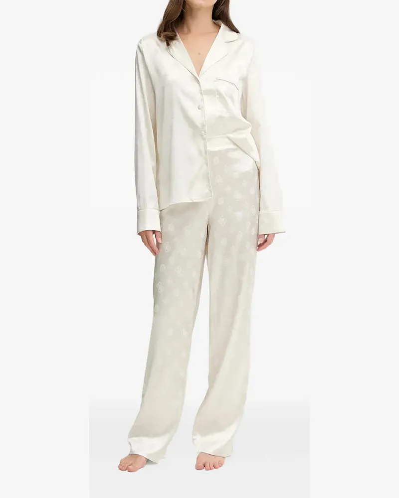 Guess Sylvie Pyjama mit geknöpfter Tasche - Nude Nude