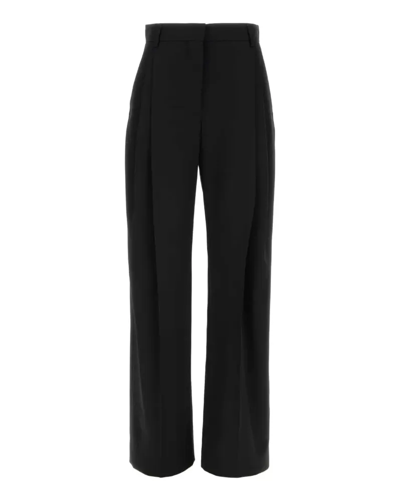 Stella McCartney Hose mit Falten - Schwarz Schwarz