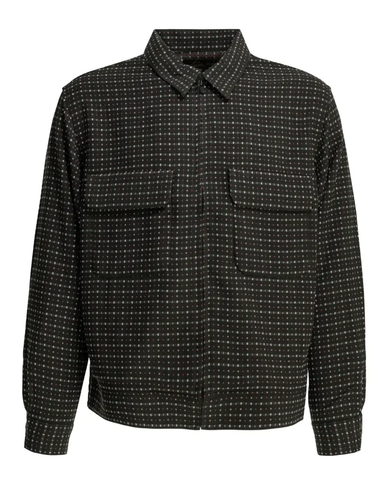 NEEDLES Jacke mit Karomuster - Schwarz Schwarz