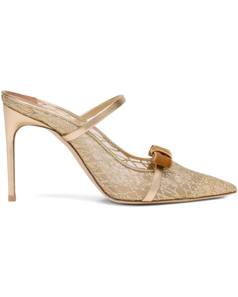 Malone Souliers Aurora Mules mit Absatz 90mm - Gold Gold