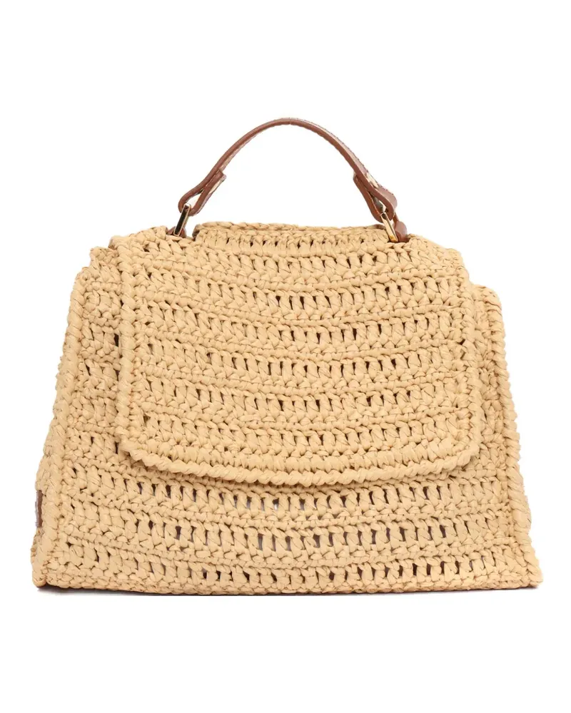 Orciani Gehäckelte Tote Bag - Nude Nude