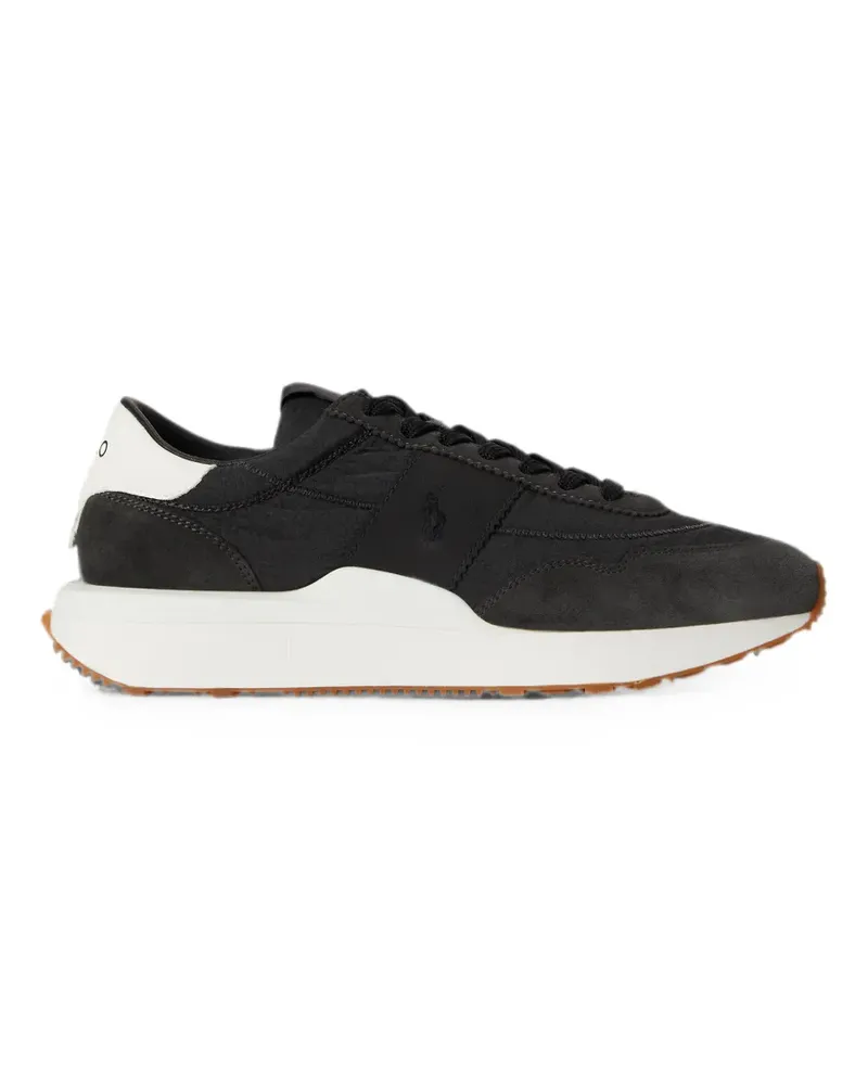 Ralph Lauren Train 89 Sneakers mit Einsätzen - Schwarz Schwarz