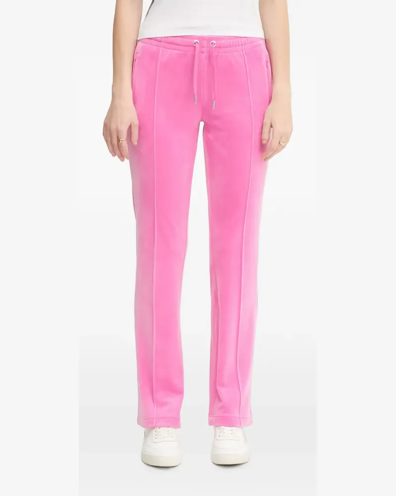 Juicy Couture rhinestone-logo track pants - Rosa Rosa