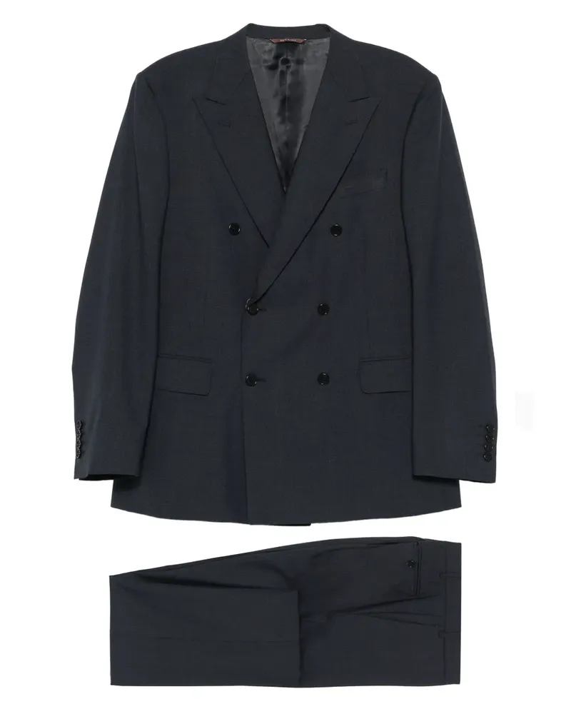 Canali Doppelreihiger Anzug - Blau Blau