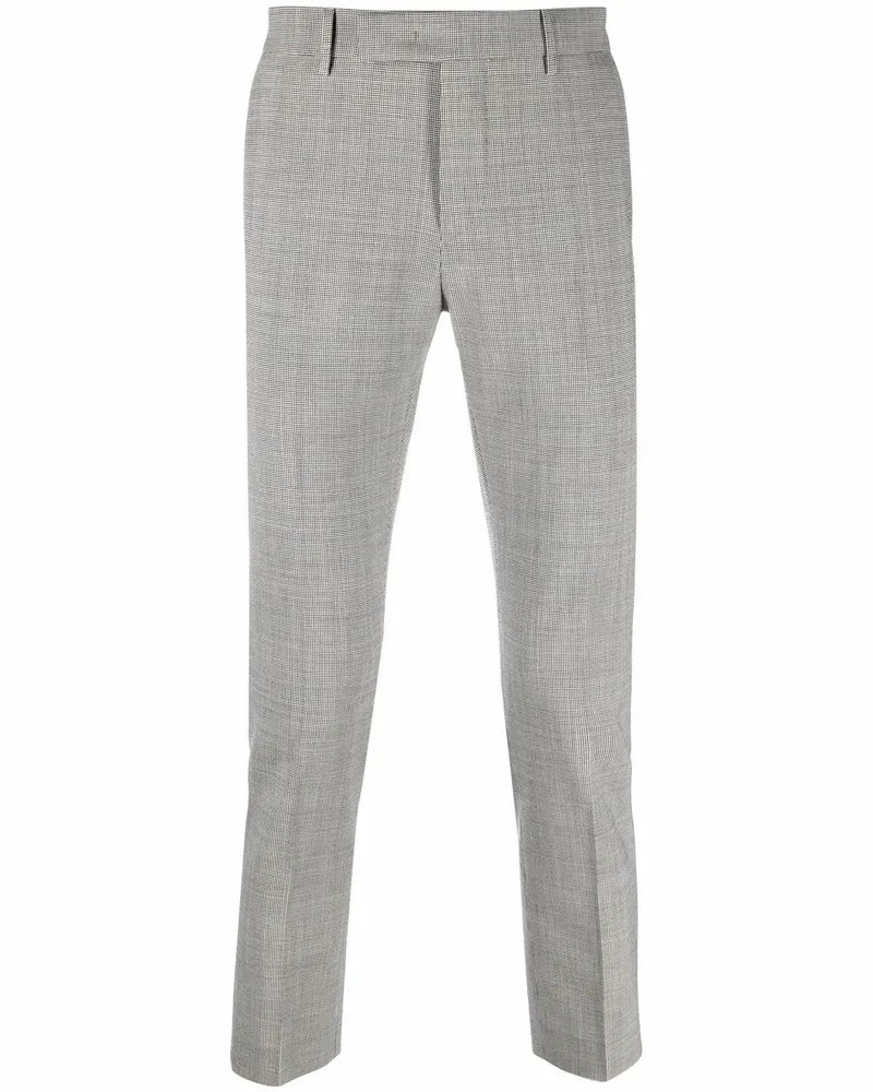 PT TORINO Klassische Cropped-Hose - Schwarz Schwarz
