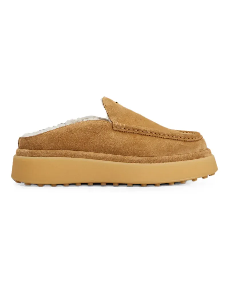 TOD'S Loafer mit Shearling-Futter - Nude Nude