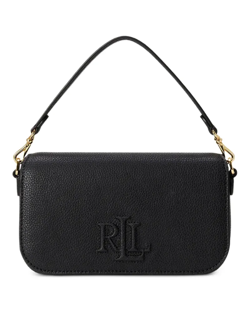 Ralph Lauren Schultertasche mit Logo-Prägung - Schwarz Schwarz