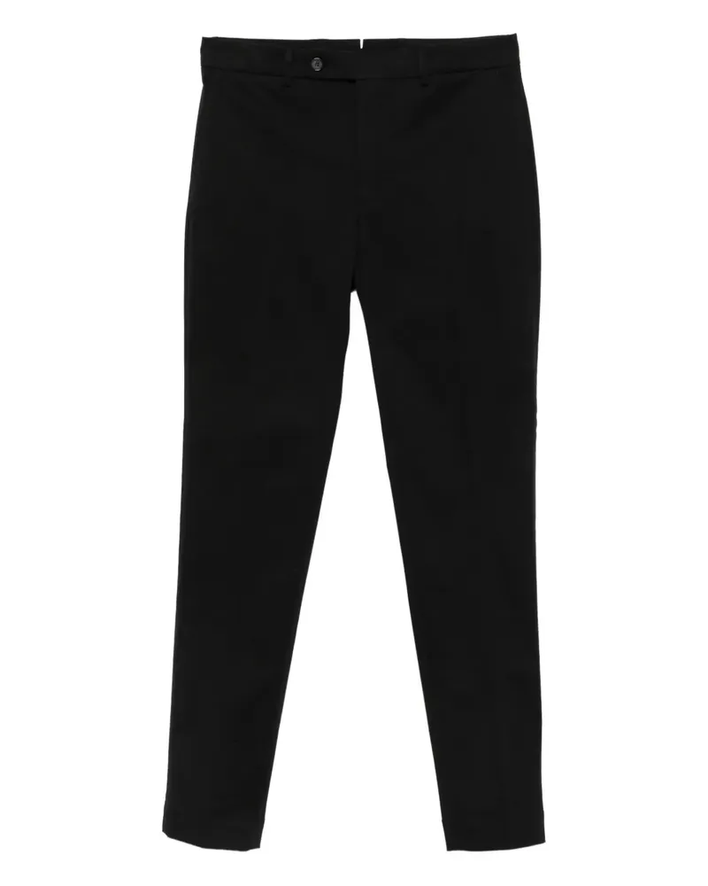 Incotex Schmale Chino - Schwarz Schwarz