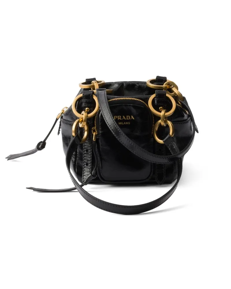 Prada Mini Handtasche - Schwarz Schwarz