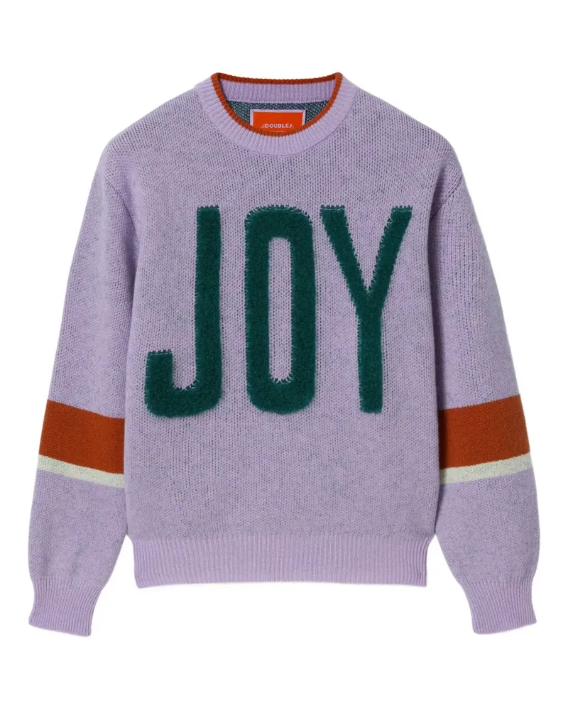 La DoubleJ Pullover mit Rundhalsausschnitt - Violett Violett