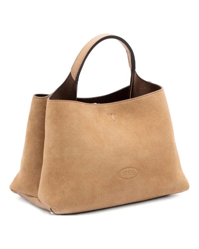 TOD'S Tote Bag aus WIldleder - Nude Nude