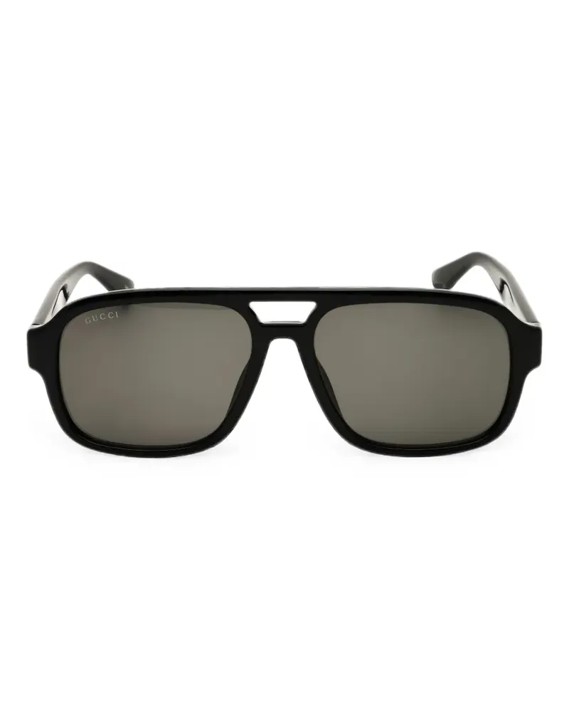 Gucci pilot-frame sunglasses - Schwarz Schwarz