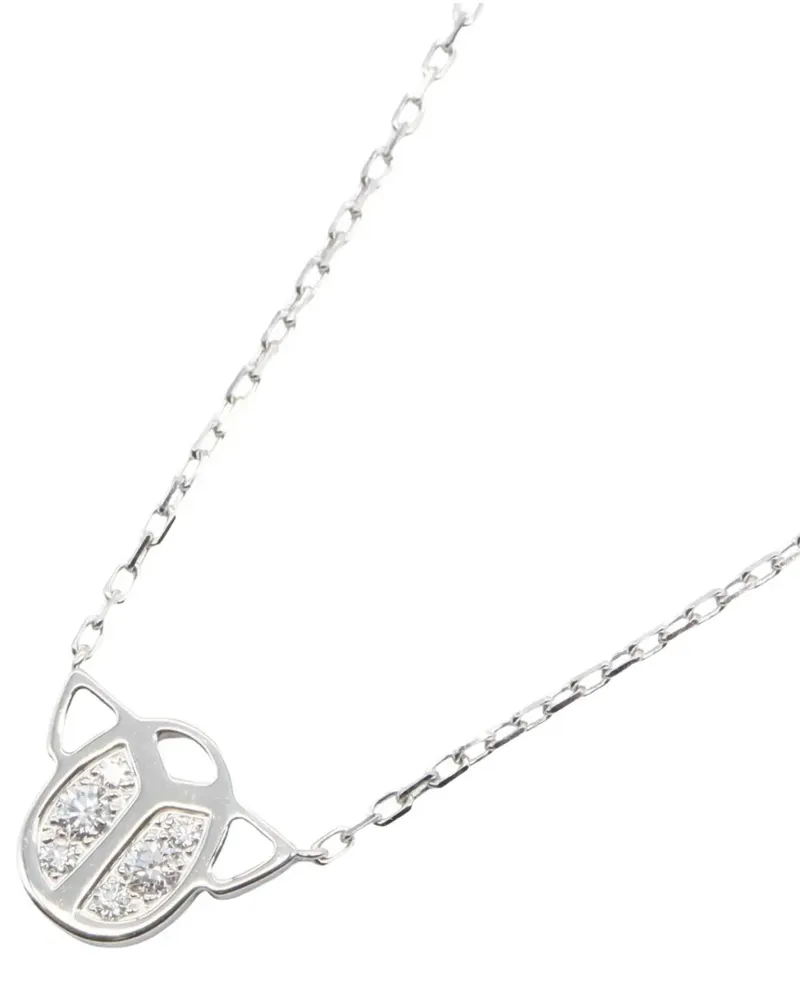 Cartier 2010s Scarab diamond necklace - Silber Silber