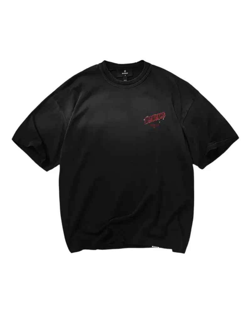 REPRESENT T-Shirt mit grafischem Print - Schwarz Schwarz