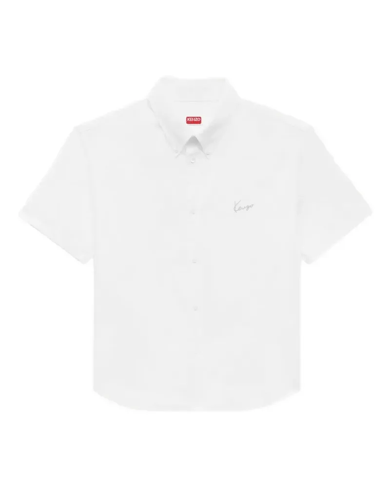 Kenzo short-sleeve button-down shirt - Weiß Weiß