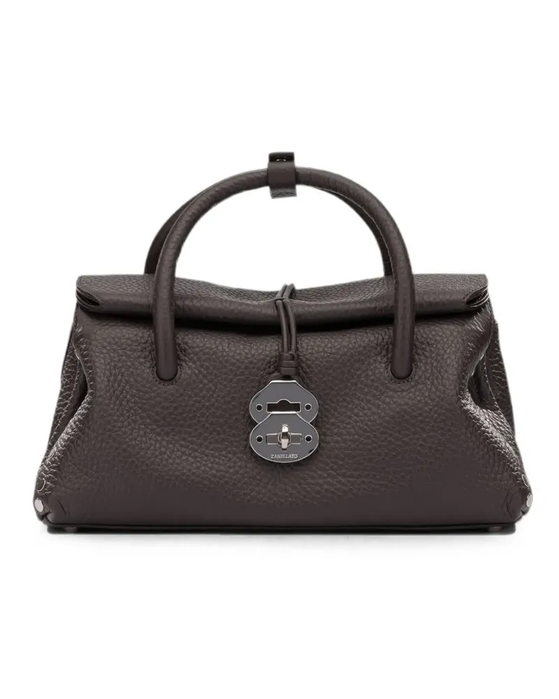 Zanellato Handtasche mit Nieten - Braun Braun