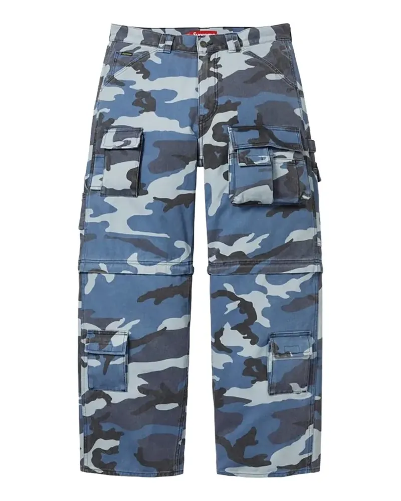Supreme Being Utility-Hose mit Camouflage-Print - Blau Blau