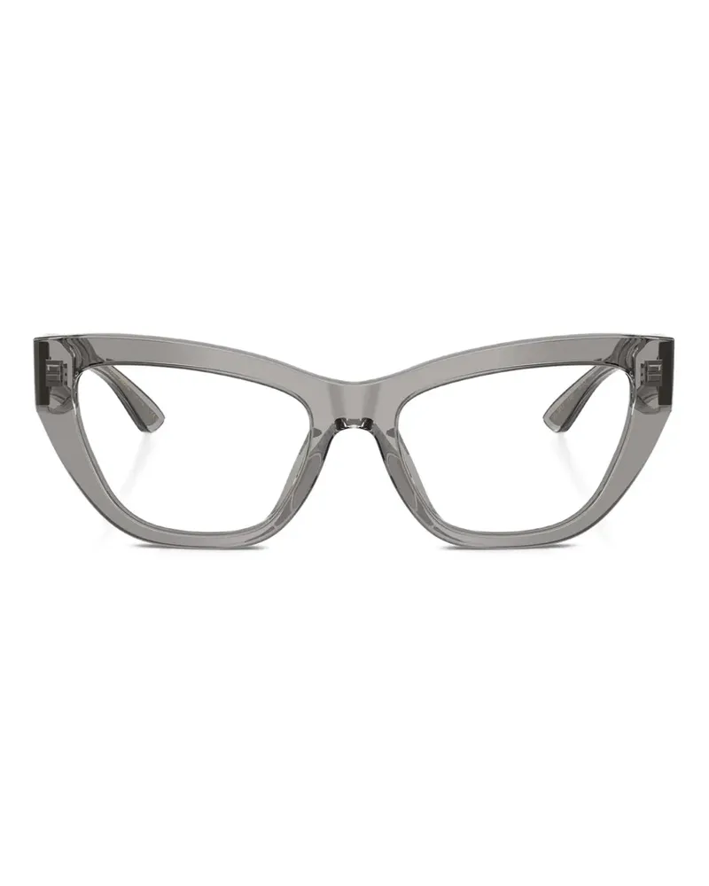 Dolce & Gabbana Brille im Cat-Eye-Design - Grau Grau