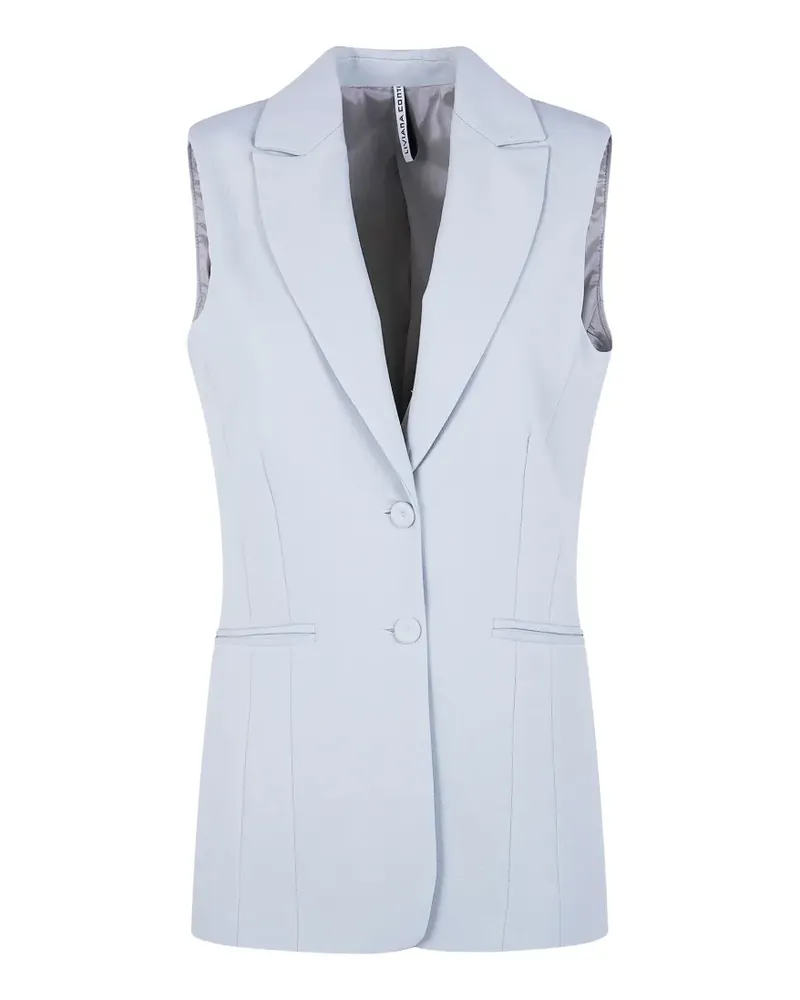 Liviana Conti Weste mit Knopfverschluss - Blau Blau