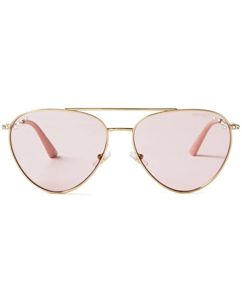 Jimmy Choo Ary Sonnenbrille aus Metall - Gold Gold