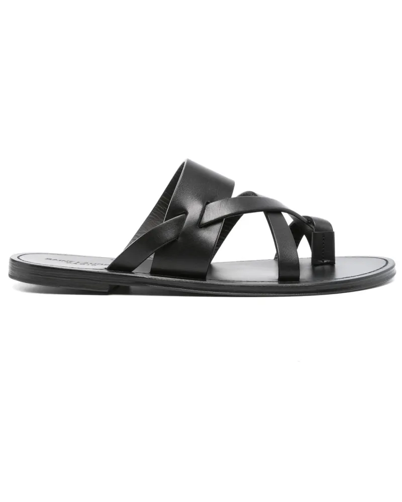 Saint Laurent Culver Pantoletten - Schwarz Schwarz