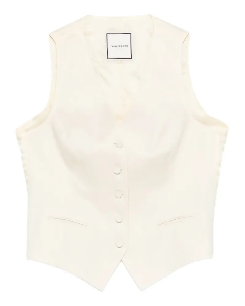 Tagliatore Weste mit Knöpfen - Nude Nude