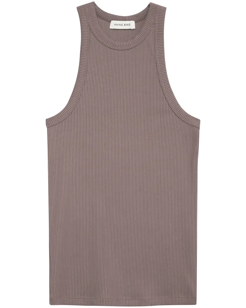 Anine Bing Geripptes Tanktop - Braun Braun