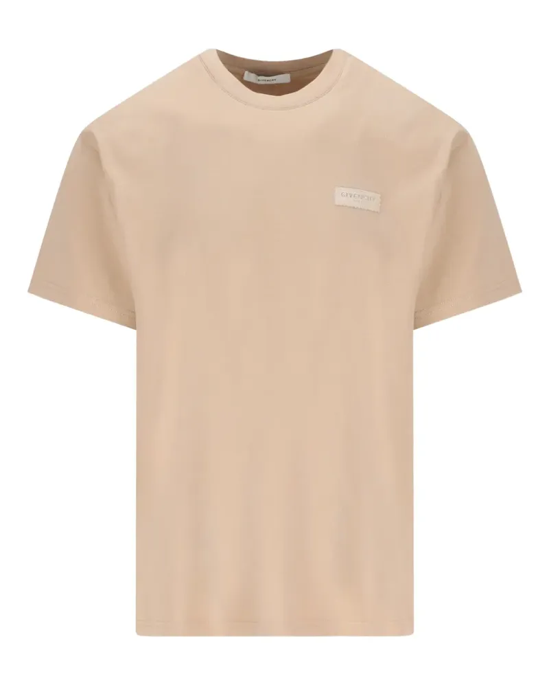 Givenchy T-Shirt mit Logo-Detail - Nude Nude