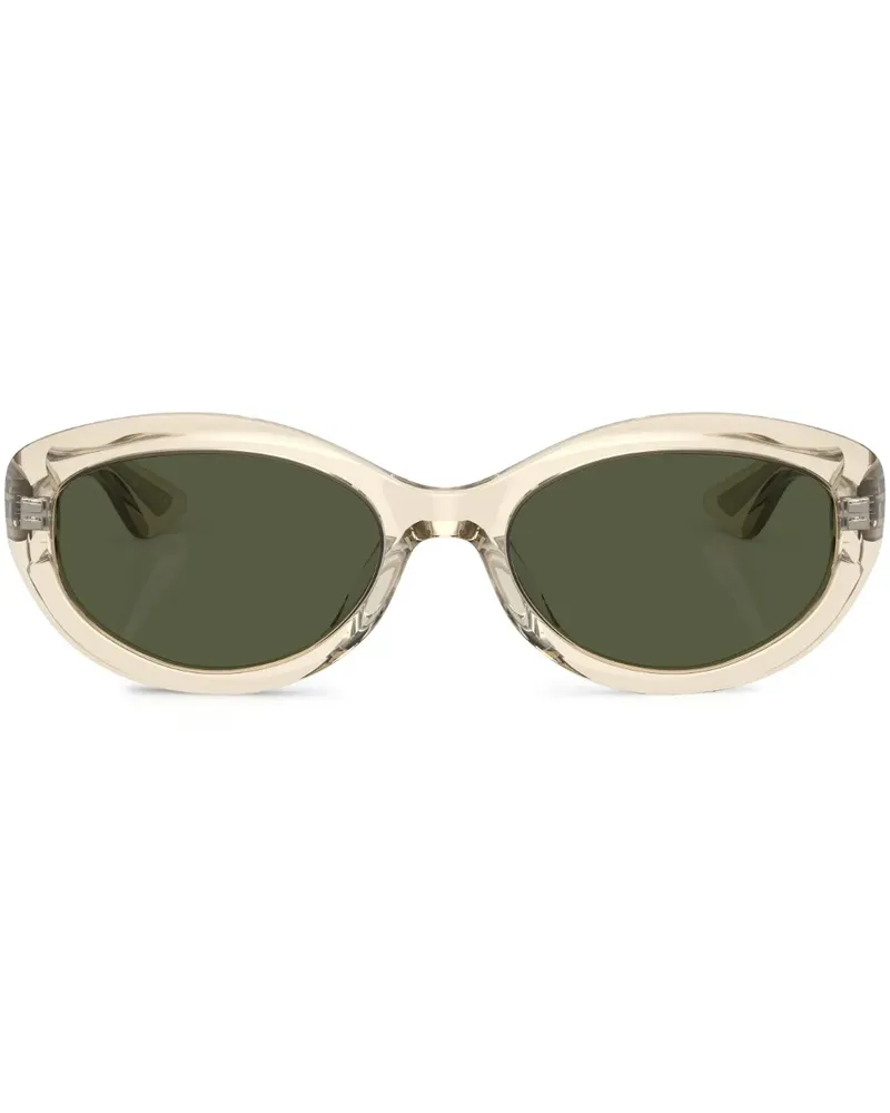 Oliver Peoples Sonnenbrille mit transparentem Gestell - Gelb Gelb