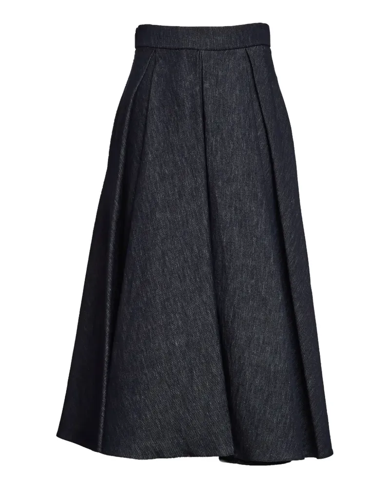 Max Mara Alex flared skirt - Blau Blau