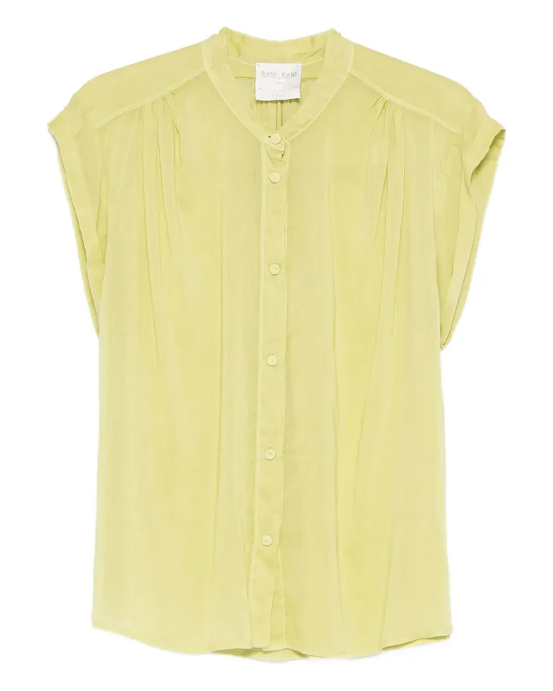 forte_forte Kurzärmeliges Hemd - Gelb Gelb