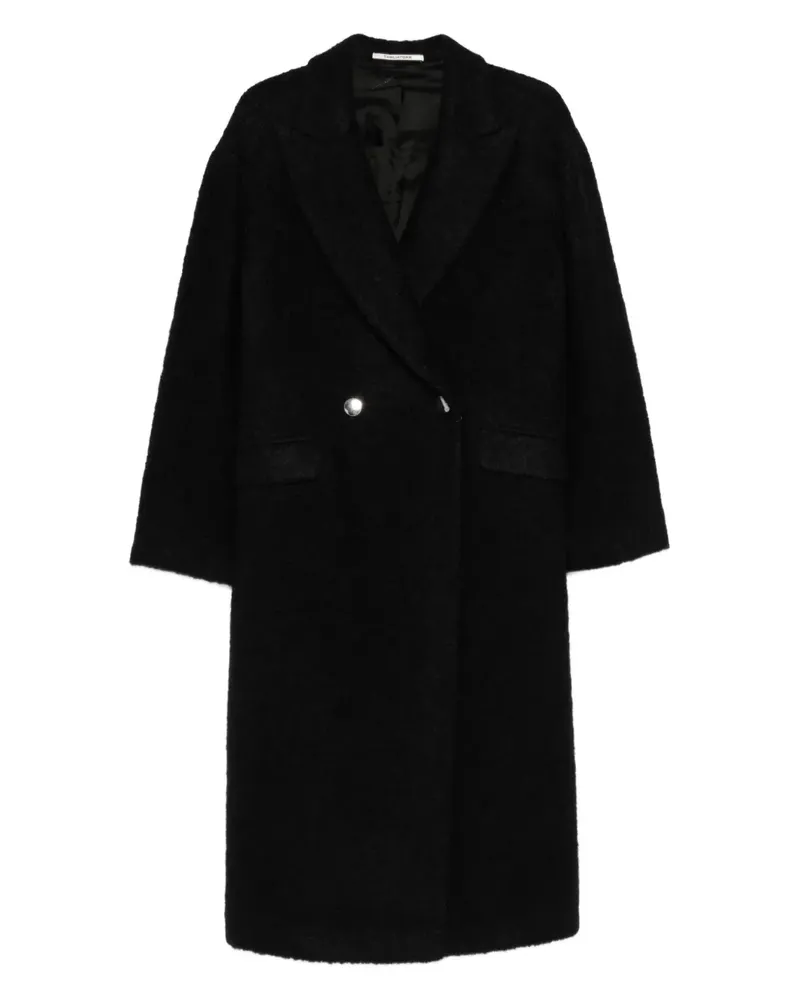 Tagliatore Doppelreihiger Lindena Mantel - Schwarz Schwarz