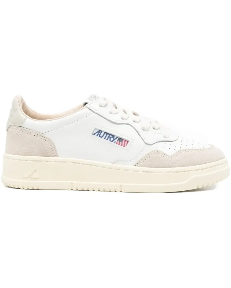 AUTRY Medalist perforated sneakers - Nude Nude