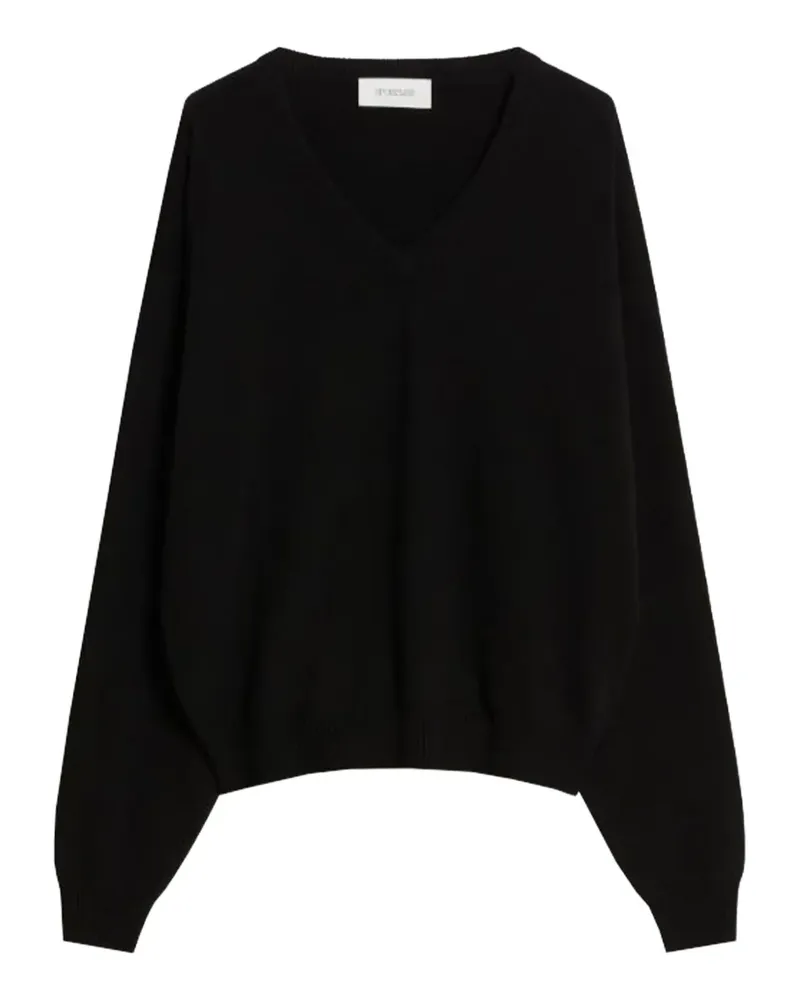 SPORTMAX Pullover mit V-Ausschnitt - Schwarz Schwarz