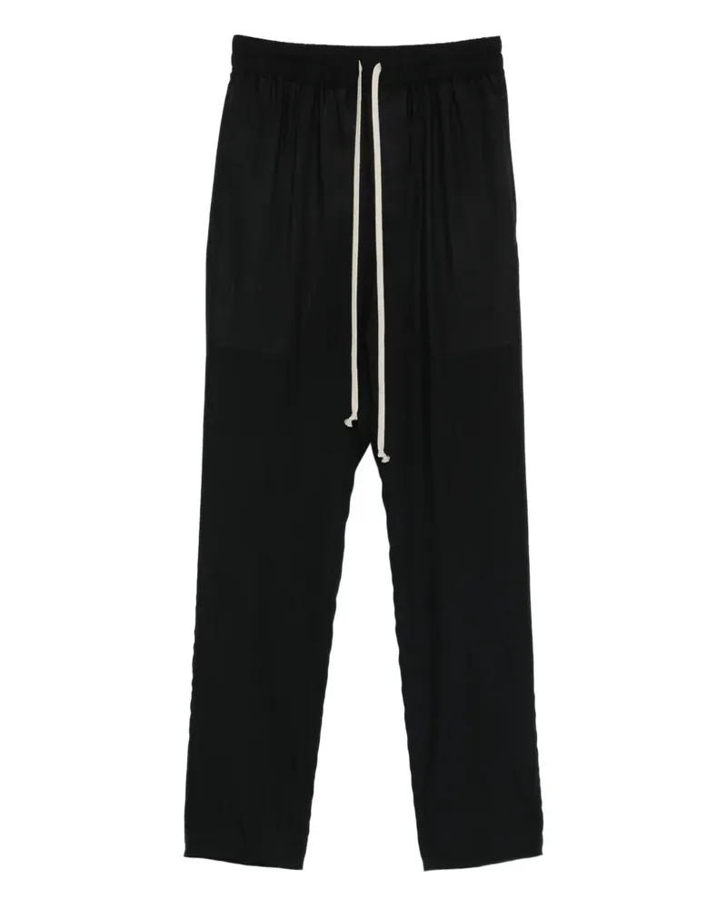Rick Owens Schmale Hose mit Kordelzug - Schwarz Schwarz