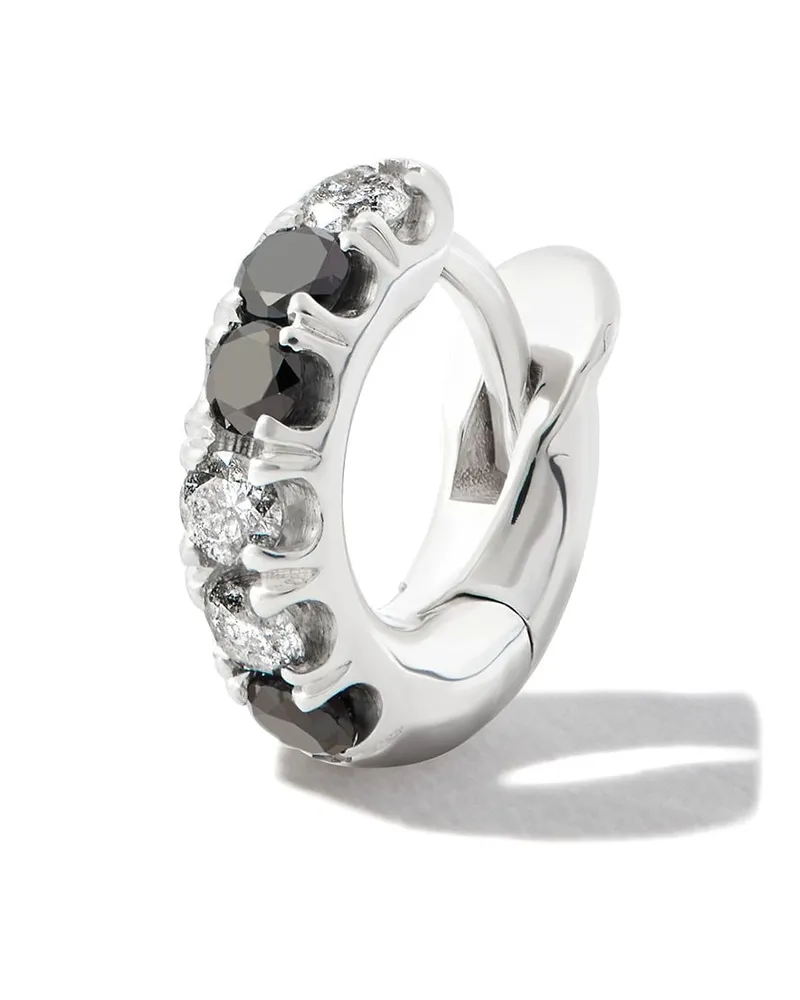 Spinelli Kilcollin Mini Mezzo Creole mit Diamanten - Silber Silber