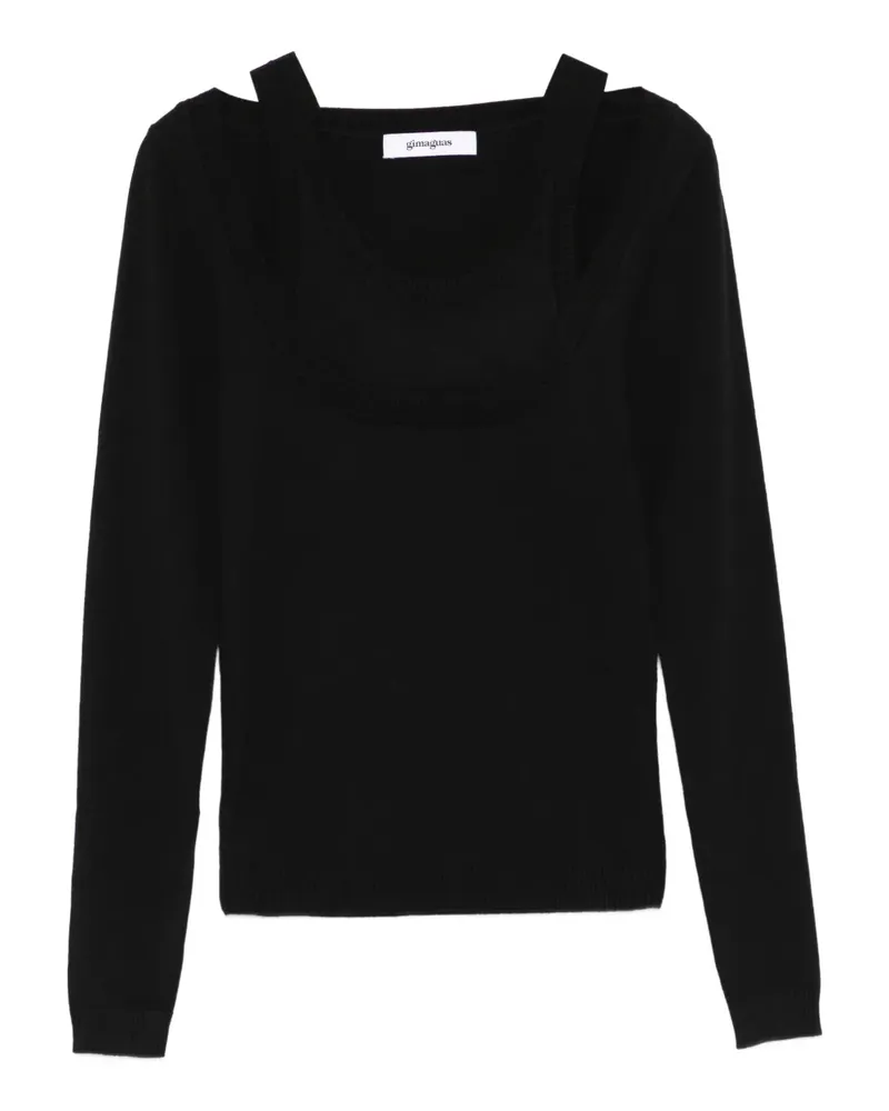 GIMAGUAS Étoile double-layer sweater - Schwarz Schwarz