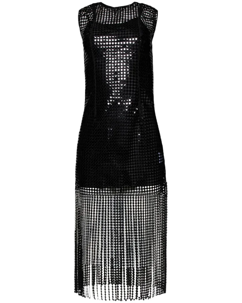 Christopher Esber Midikleid mit Pailletten - Schwarz Schwarz