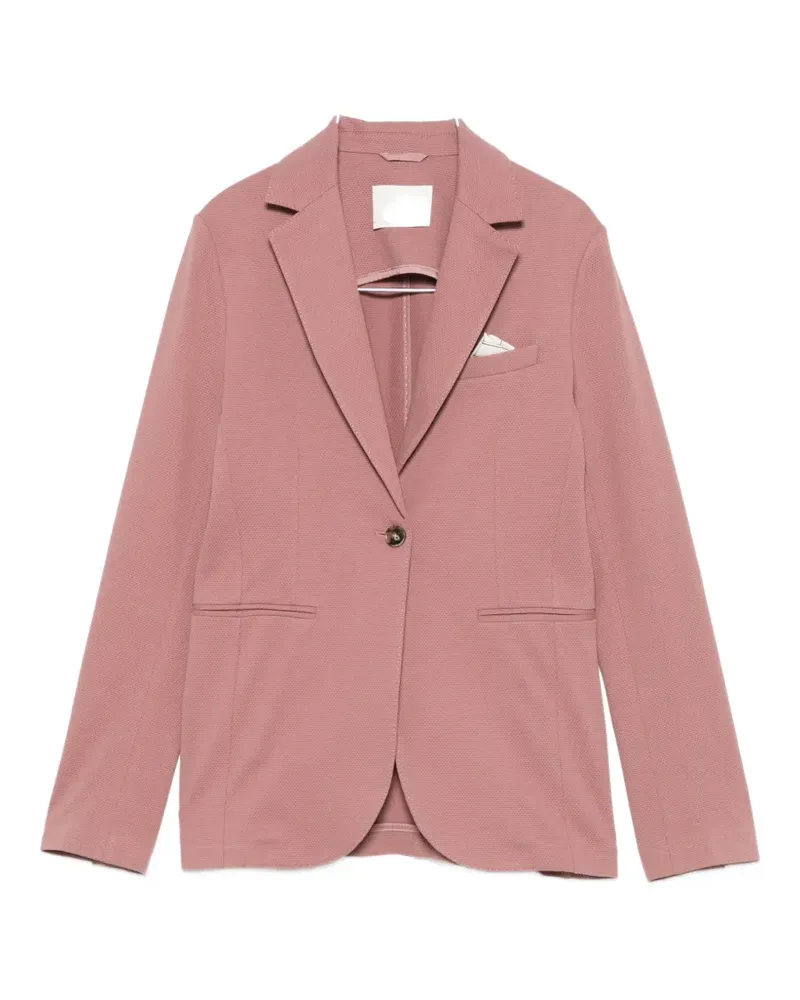 CIRCOLO 1901 single-breasted textured blazer - Rosa Rosa