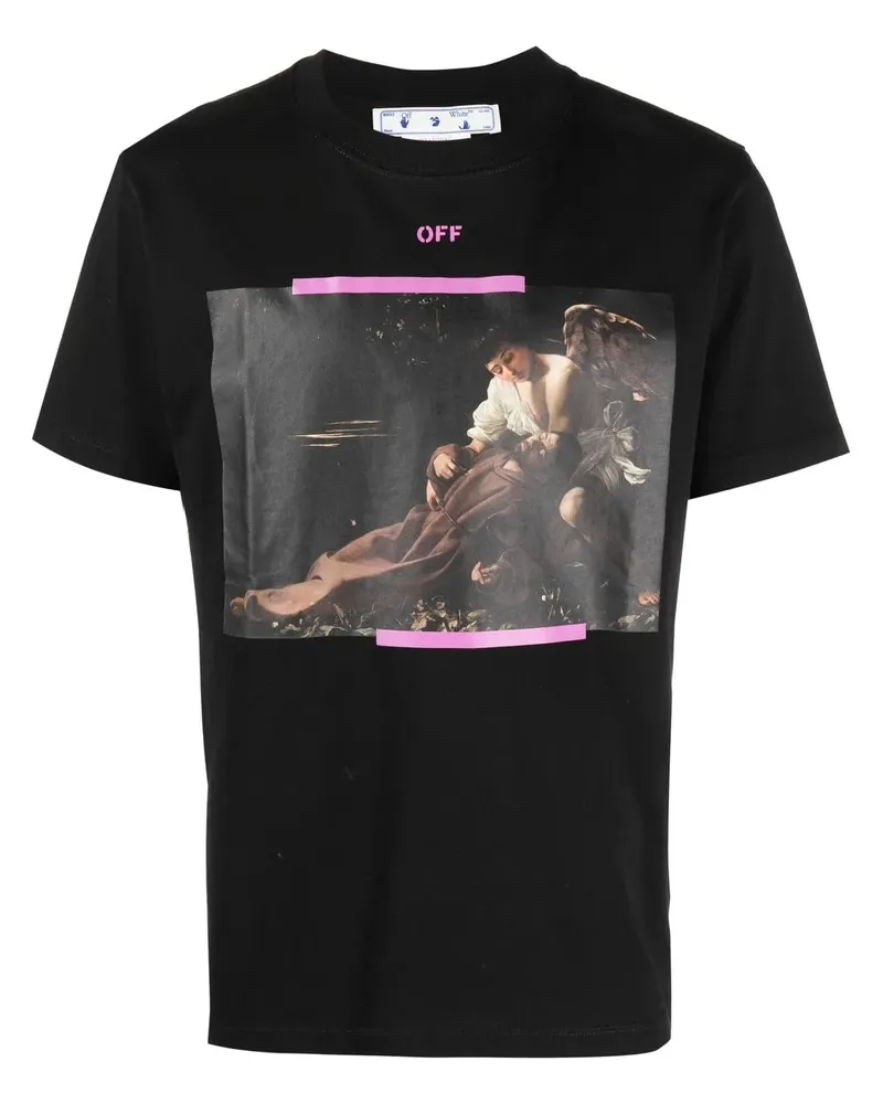 OFF-WHITE T-Shirt mit Arrows-Motiv - Schwarz Schwarz