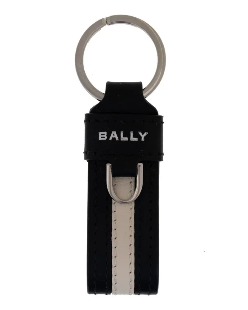 Bally Schlüsselanhänger mit Logo-Print - Schwarz Schwarz