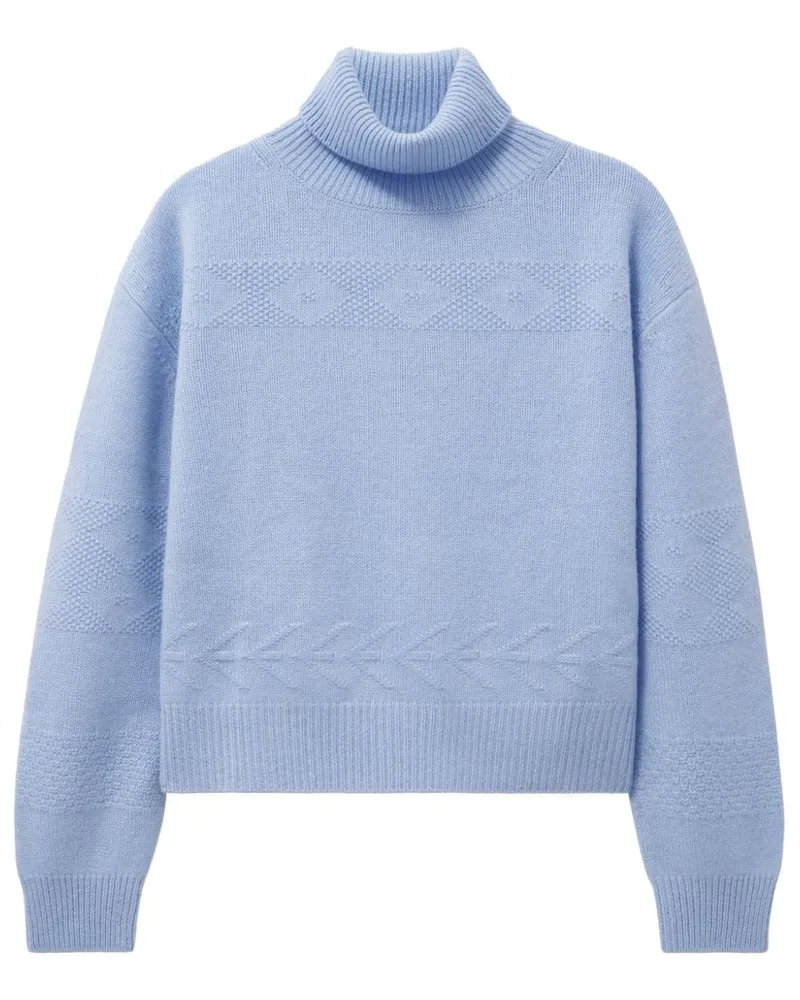 Pringle of Scotland Rollkragenpullover aus Kaschmir - Blau Blau